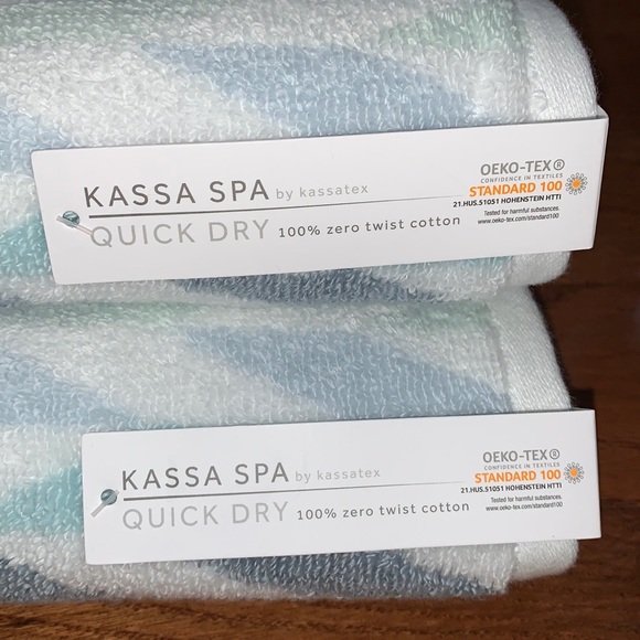 KASSA SPA Bath Kassa Spa By Kassatex 0 Cotton Towel Set 8piece